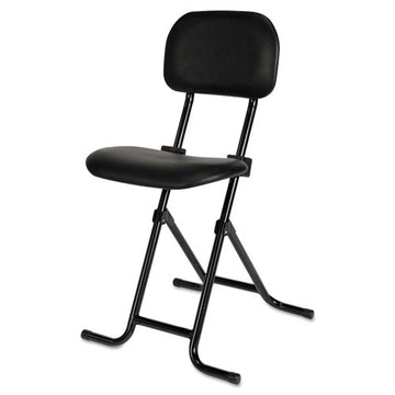 Alera® Alera Il Series Height-adjustable Folding Stool, Supports Up To 300 Lb, 27.5" Seat Height, Black freeshipping - TVN Wholesale
